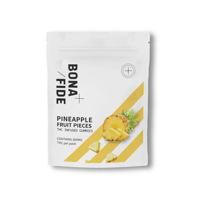 bonafide-gummies-edibles-14-700x700 Bonafide – Pineapple 300mg Fruit Pieces - Image 1