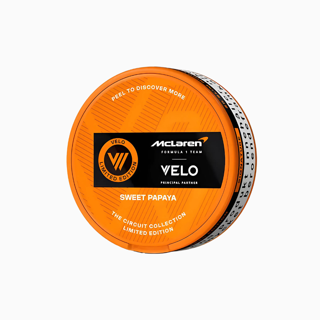 Mclaren-Sweet-papaya.png VELO – McLaren Sweet Papaya (8mg) - Image 1