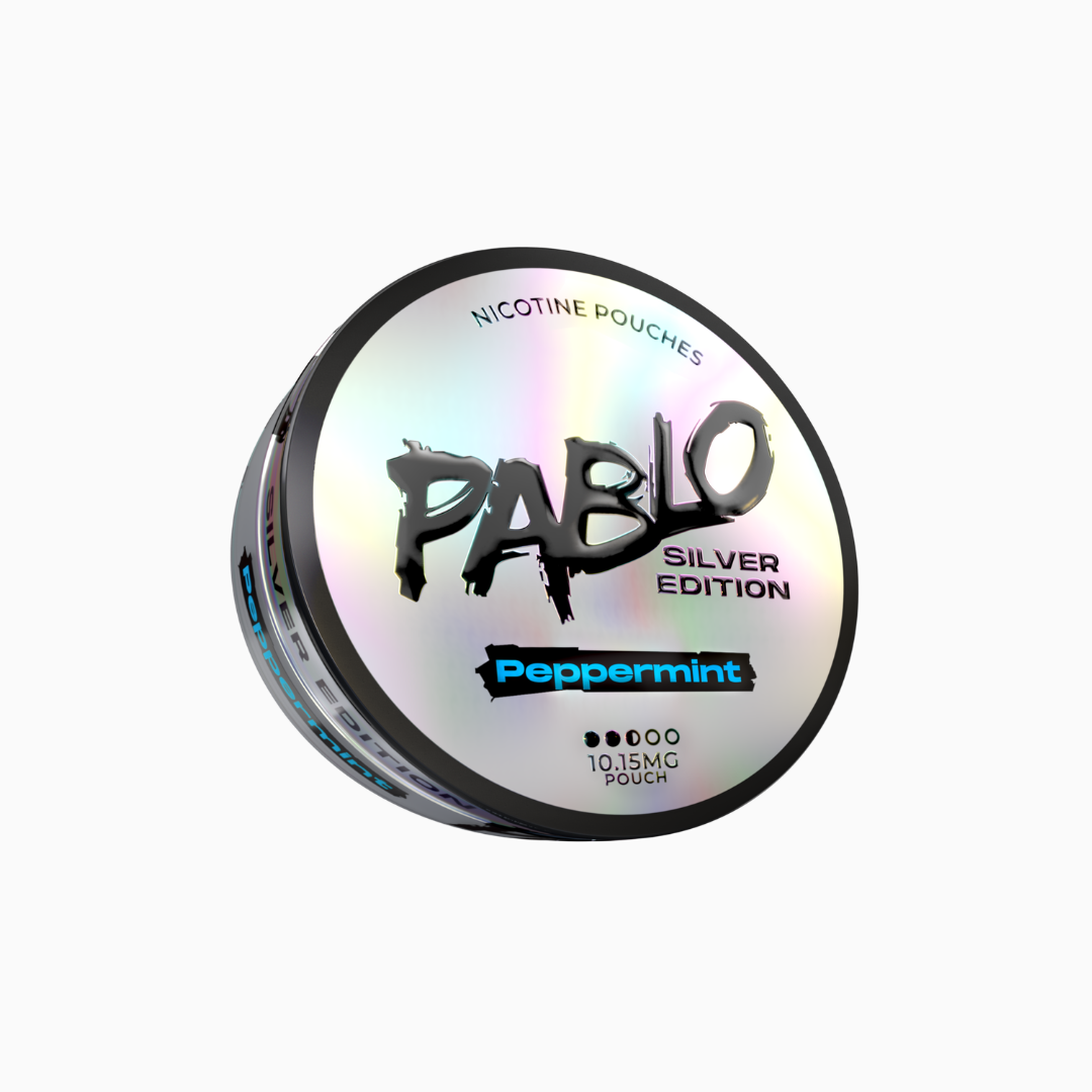 Pablo-Peppermint-.png PABLO – Silver Peppermint (10mg) - Image 1