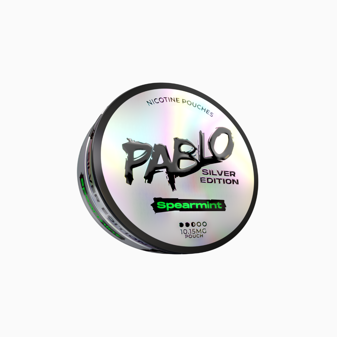 Spearmint.png PABLO – Silver Spearmint (10mg) - Image 1